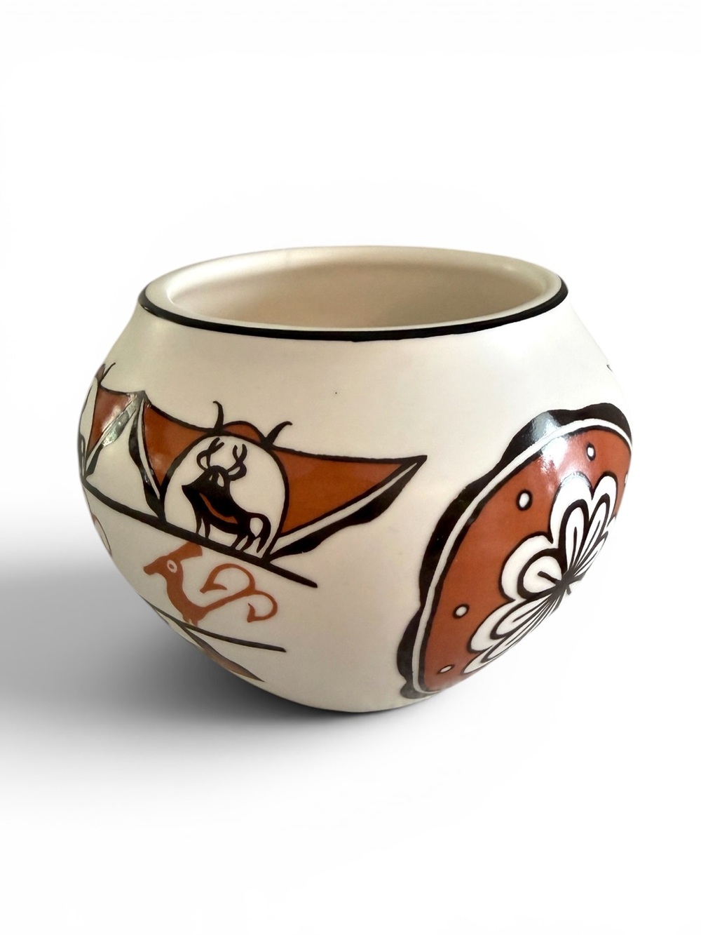 Vintage Pottery Planter Pot or Vase Southwestern 80s